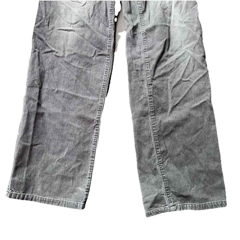 Patagonia 100% Organic Cotton Grey Corduroy Straight Leg Pants Men's 30x32 READ - Picture 2 of 12